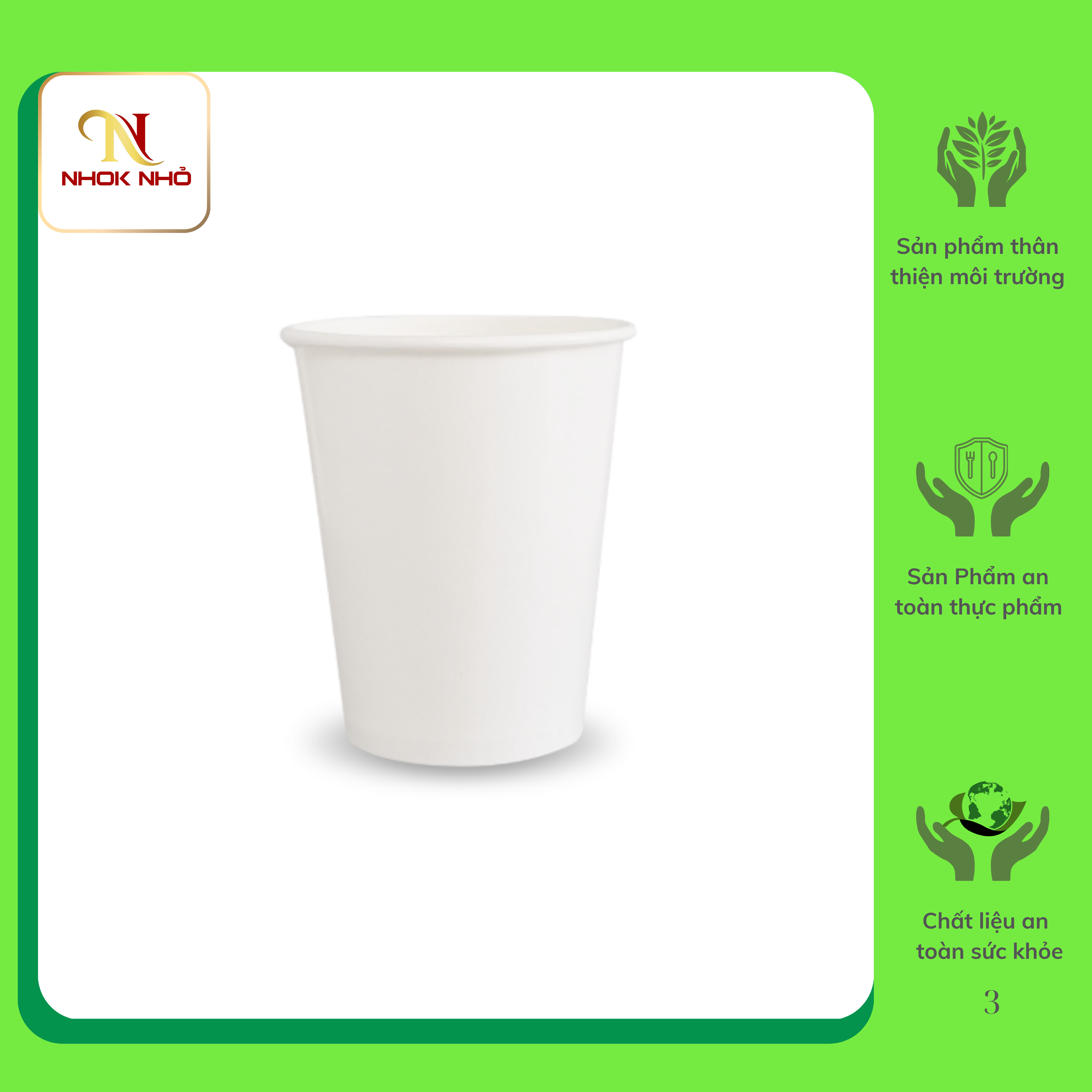 Ly giấy trắng 14oz - 400ml
